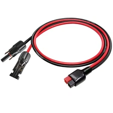 10AWG Solar Extension Cable fits Anderson Powerpole 45A to Solar Connector
