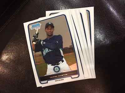 2012 Bowman Chrome BCP146 Jamal Austin 10 count lot Seattle