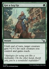 (x4) Get a Leg Up 0161 Play Set Non Foil Uncommon Karlov Manor MTG NM