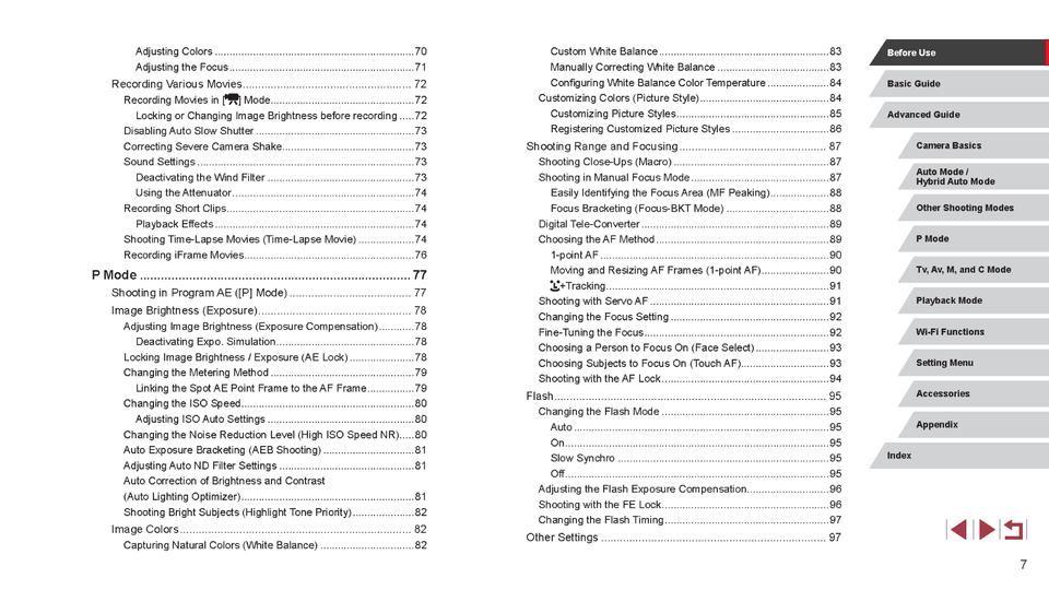 Canon PowerShot G7X Mark II Instruction Manual 225 Pages &