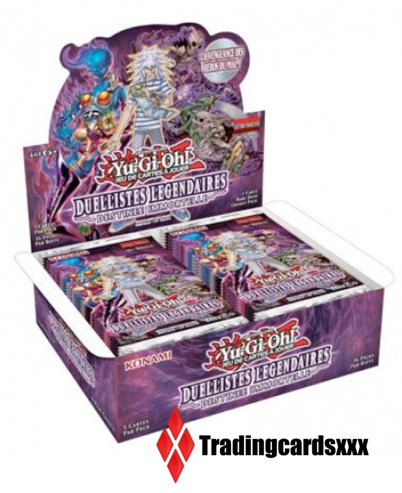 ♦Yu-Gi-Oh!♦ Boite Boosters Duellistes Légendaires : Destinée Immortelle - VF - Photo 1/1