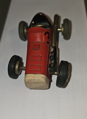 Vintage Schuco Micro Racer Wind-up Car #1041, Red #3 Germany