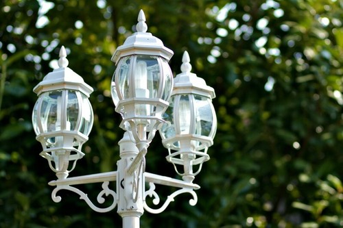 Laterne Gartenlaterne Kandelaber Außenlampe Stehleuchte Gartenlampe Wegeleuchte - Bild 4 von 9