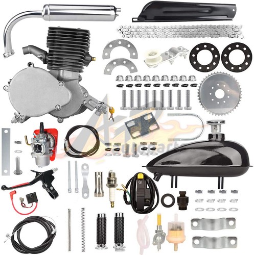 2 Stroke 100CC Bicycle Engine Motor Kit Fit for Motorized Cycle Push Bike - Picture 11 of 13