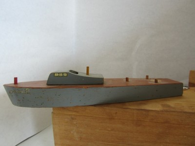 antique wooden toy boats