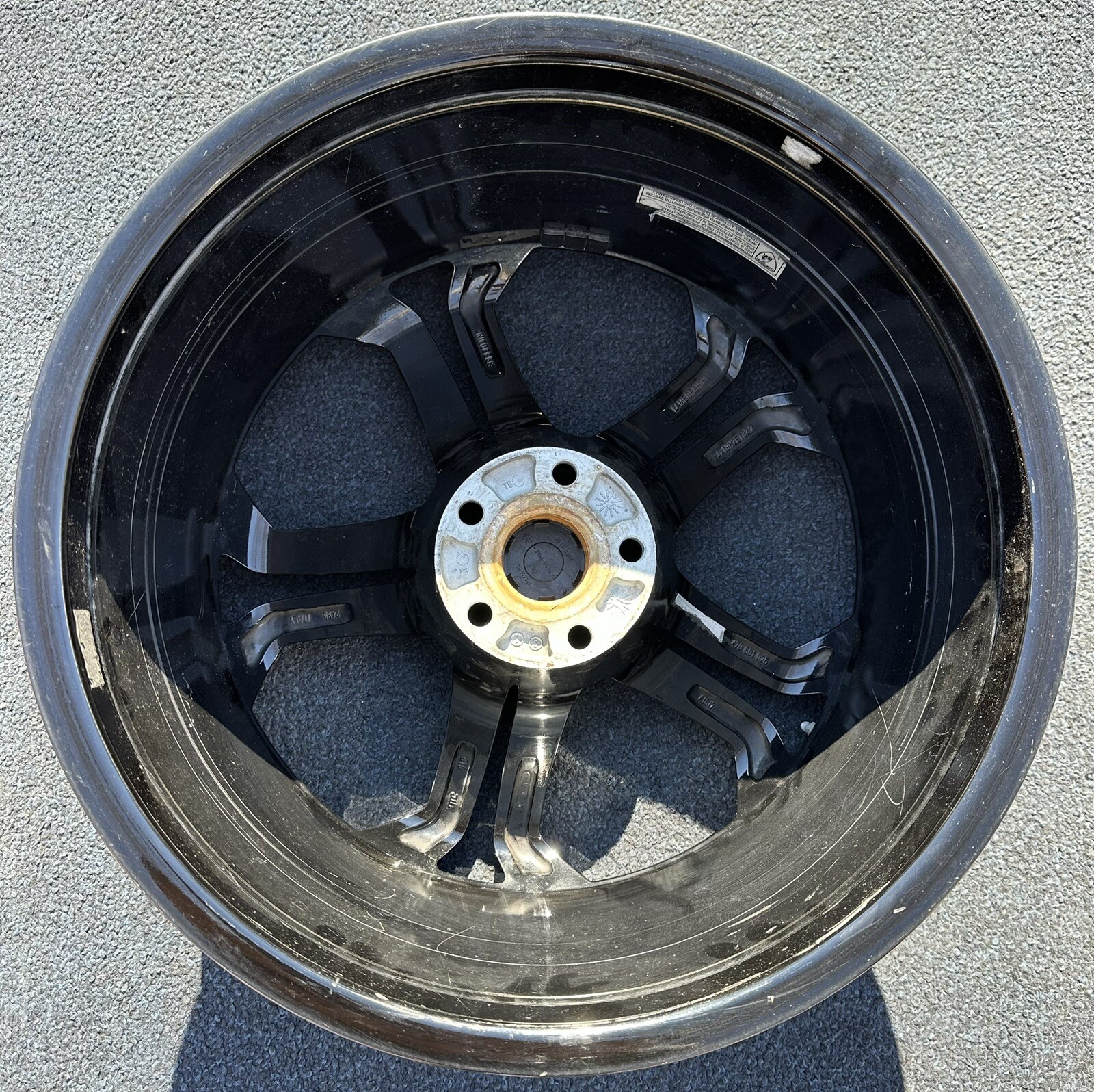 Lamborghini Aventador LP700 19" OEM Front Wheel Rim P/N-  470601025