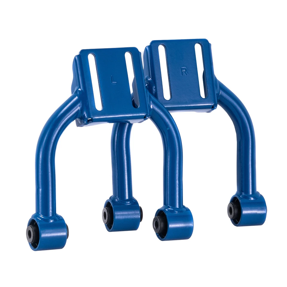 Adjustable Front Upper Control Camber A-Arms for Honda Civic EJ EK 96-00 Blue - Image 3 of 4