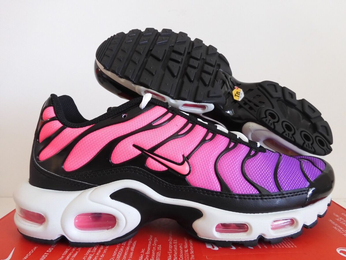 Nike Air Max Plus Tn Vivid Purple-Hyper Pink-Black Womens Sz Nike Air Max Plus Tn Vivid Purple-Hyper Pink-Black Womens Sz