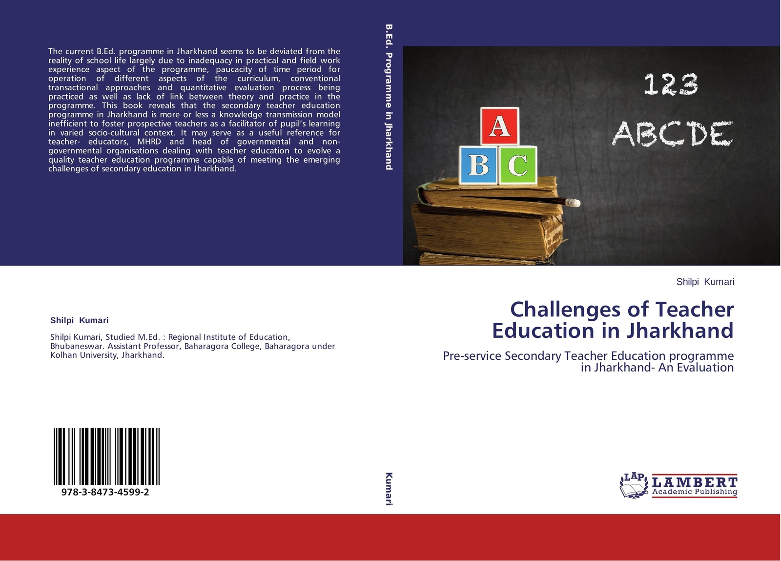 Thumbnail - Challenges Of Teacher Education In Jharkhand Shilpi Kumari Taschenbuch