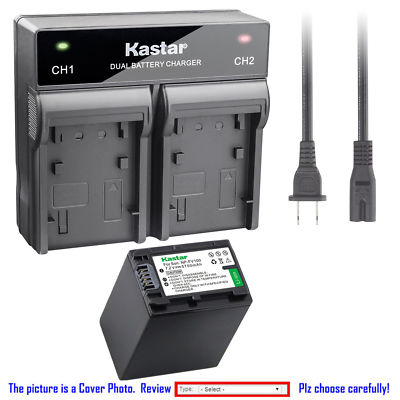 NP-FV100 Battery or Dual Charger for Sony NEX-VG10 NEX-VG20 NEX-VG30 NEX-VG900