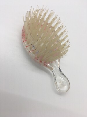 Vintage Sanrio Hello Kitty Hair Brush with Charm Rare 1976 Vintage Hello Kitty Mascot Red Mini Comb and Case 1976  main image 4