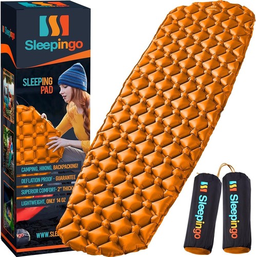 Compact Air Mattress - Camping Mat with Tear-Resistant Ripstop Nylon