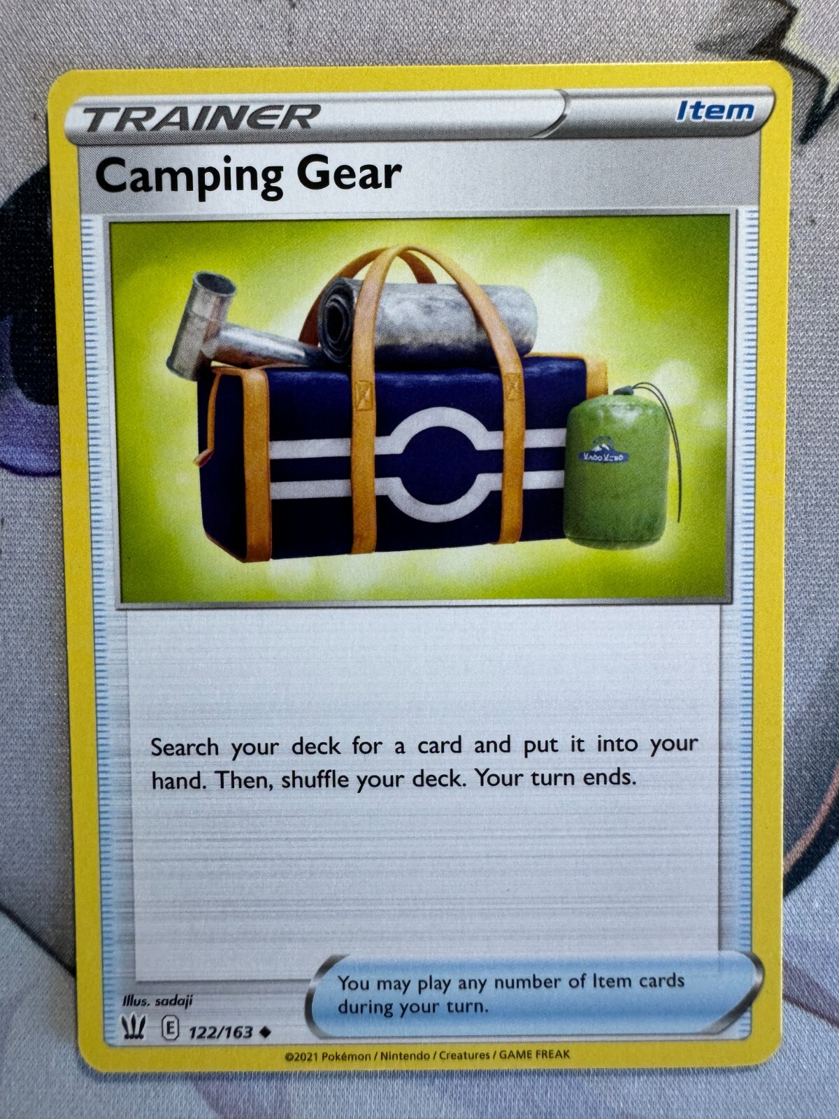 Camping Gear Non Holo English Pokemon TCG BKO825