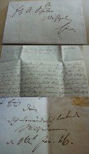 Philosopher Johann Georg Mu&szlig;mann (1795-1833): letter Berlin 1826, love letter