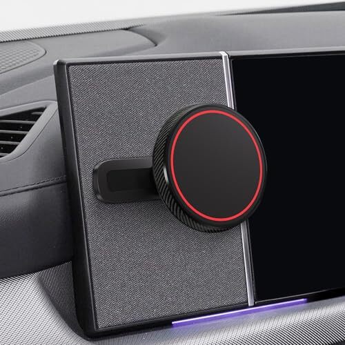 Designed for Hyundai Ioniq 5 Phone Mount, Magnetically Attaches to Metallic D...