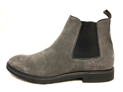 STRELLSON Boots Herren Schuhe Halbstiefel Leder grau 11 Neu