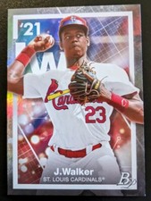 2021 Bowman Platinum Baseball Jordan Walker Precious Elements #PE-10 Cardinals
