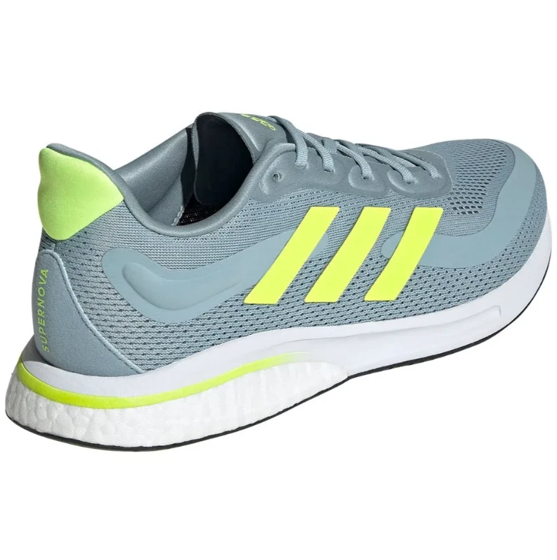 adidas Men's 13 M Supernova Running Shoes in Magic Gray/Solar Yellow/Core Black - Image 3 of 4