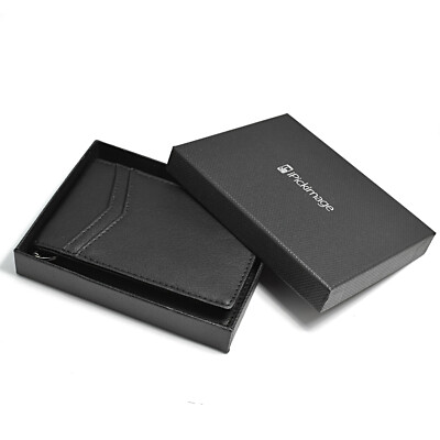 IPick Italy Flag Design Men's Wallet - Slim RFID Resistant PU Leather Bi-fold With Money Clip & Card Slots