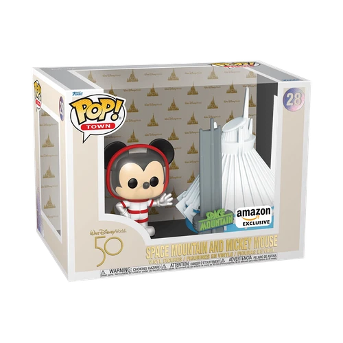 Funko Pop! Town: Disney - Space Mountain and Mickey Mouse - Amazon (AM)...