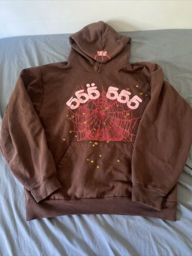 Spyder hoodie. 555. Size Medium. Brown