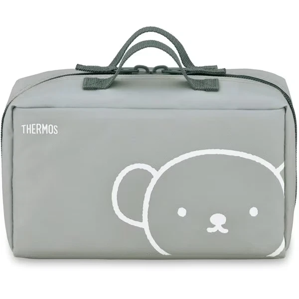 THERMOS Miffy Thermal Lunch Box Set Chopsticks & Pouch Set DBQ-256B Light Green - Image 3 of 4