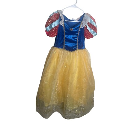 Disney Store Snow White Princess Dress Girl's XS (4) Disney World