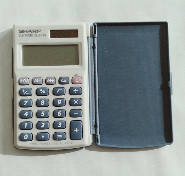 Sharp EL243S Pocket Calculator for sale online eBay