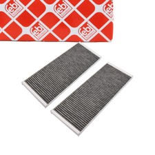 2x febi Innenraumfilter Aktivkohle für TESLA MODEL Y (5YJY) oben 1658376-00-A