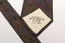 970) FRANCO FOSSI MEN'S TIE 100% SILK MADE IN USA