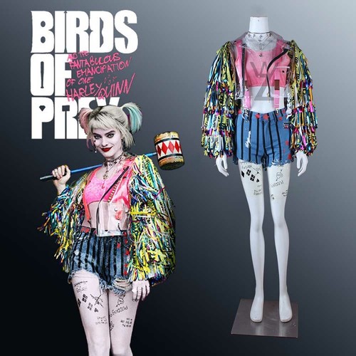 Colorful Tassel Jacket Harley Quinn 