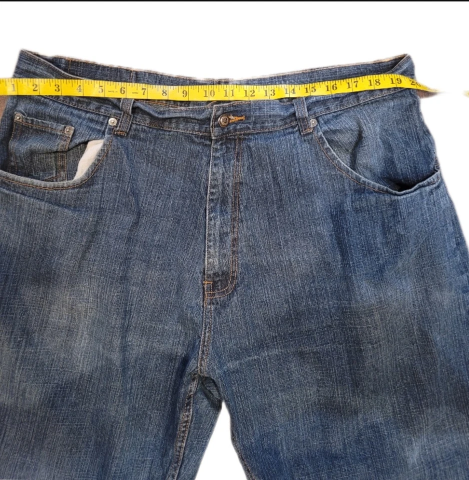 Joker Brand Jeans Mens 42x31 Y2K Baggy Wide Leg Streetwear Skater Jeans - Image 3 of 4