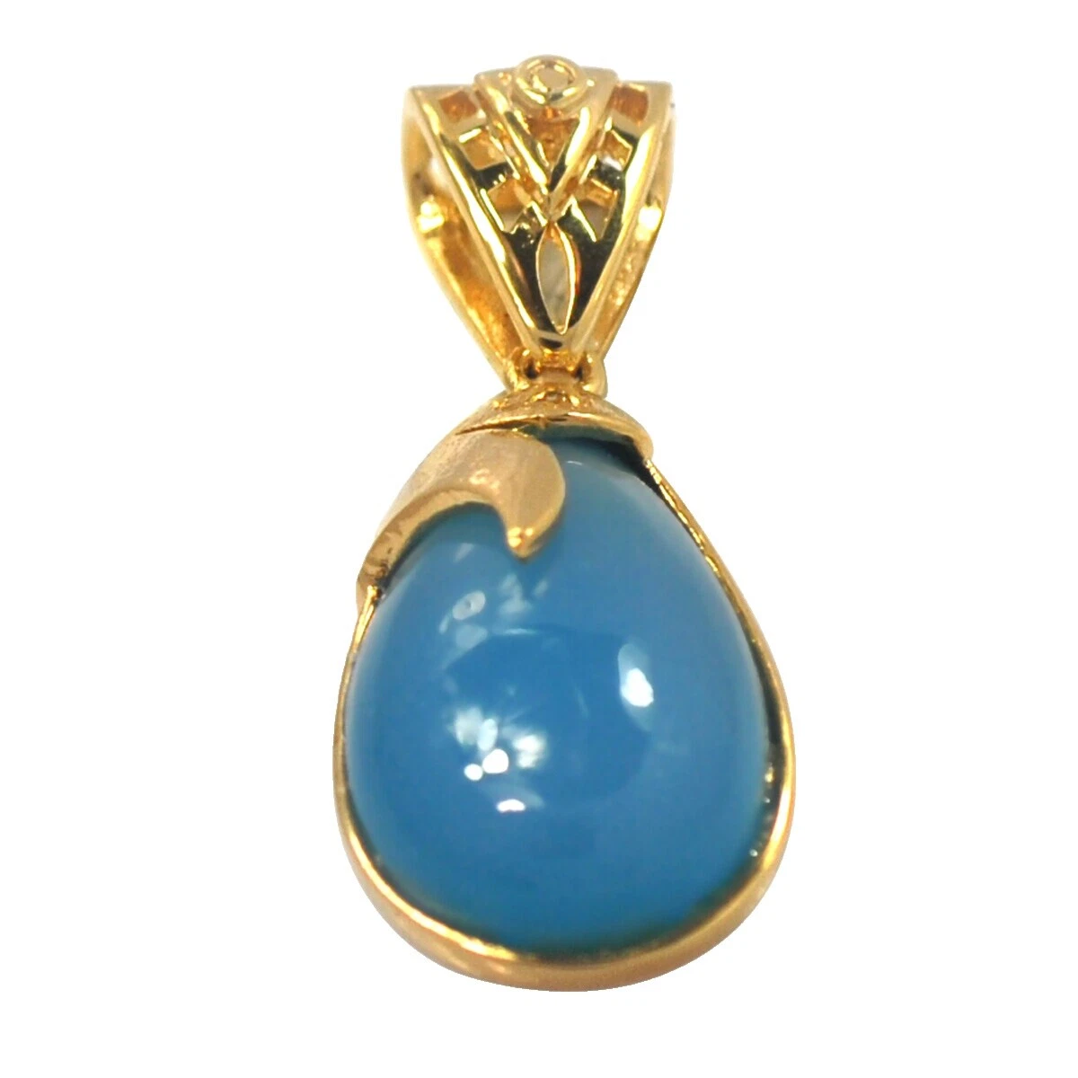 Copper Agate Yellow Gold Fashion Necklaces & Pendants