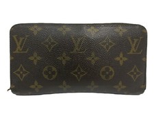 Authentic Louis Vuitton Monogram Zippy Wallet M60017 Long Wallet Leather 109964