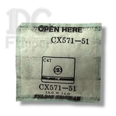 Pulsar Watch Crystal ES3N35AN00 G-S CX571-51 Fits Series Y432, Y481 CRY-4487