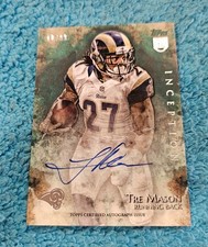 2014 Topps Inception Auto Rookie Tre Mason St Louis Rams 10/99