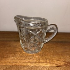 Vintage cut Glass Gravy/ Mint sauce / Milk Jug