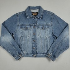 Vtg Harley-Davidson Denim Jacket Women Small ...