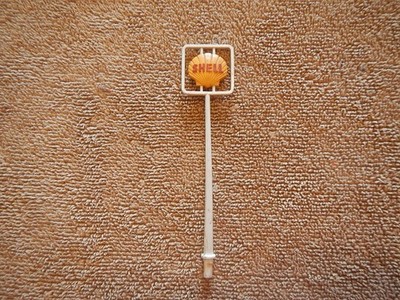 Vintage Dinky Toys 782 shell gas / petrol pumps SIGN ONLY