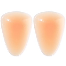 Reusable Silicone Knee Pads for Children Beige Adhesive Skating Protection Pads