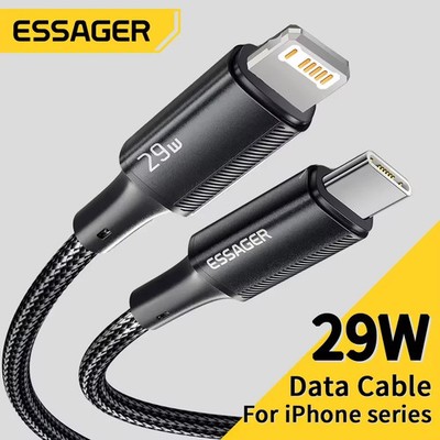 Essager USB C Cable High Speed Charging Data Transfer Nylon Braided