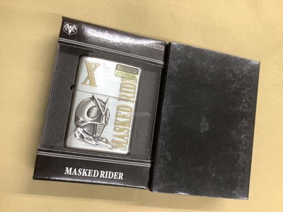 Zippo 「仮面ライダーX」フェイスモノクロームバージョン