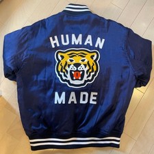 Human Made Tiger Stadium Jacket Nylon Blue S ...