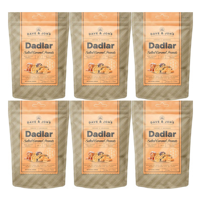 6-pack Dave & Jon s Salted Caramel Peanut Dates 125g Vegan No Added Sugar