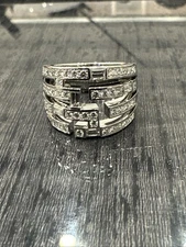 HARRY WINSTON Traffic by HW, Traffic Ring Diamond Size 7.5