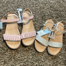 Cat Jack Girls' Summer Sandals - Lot of 2 - size 4