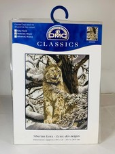 DMC Classics Siberian Lynx Cross Stitch Kit K5256 Vintage