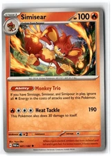 2023 Scarlet & Violet Series - Paradox Rift Simisear Uncommon #21