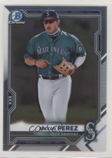 2021 Bowman Draft Chrome Milkar Perez #BDC-117 0nr3