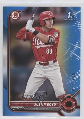 2022 Bowman Draft Blue 79/150 Justin Boyd #BD-13 6fs